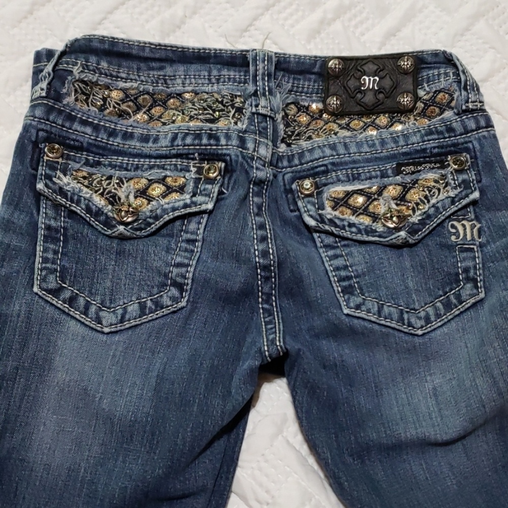 Miss Me girls size 14 boot cut jeans